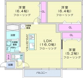 円山公園駅 徒歩28分 3階の物件間取画像